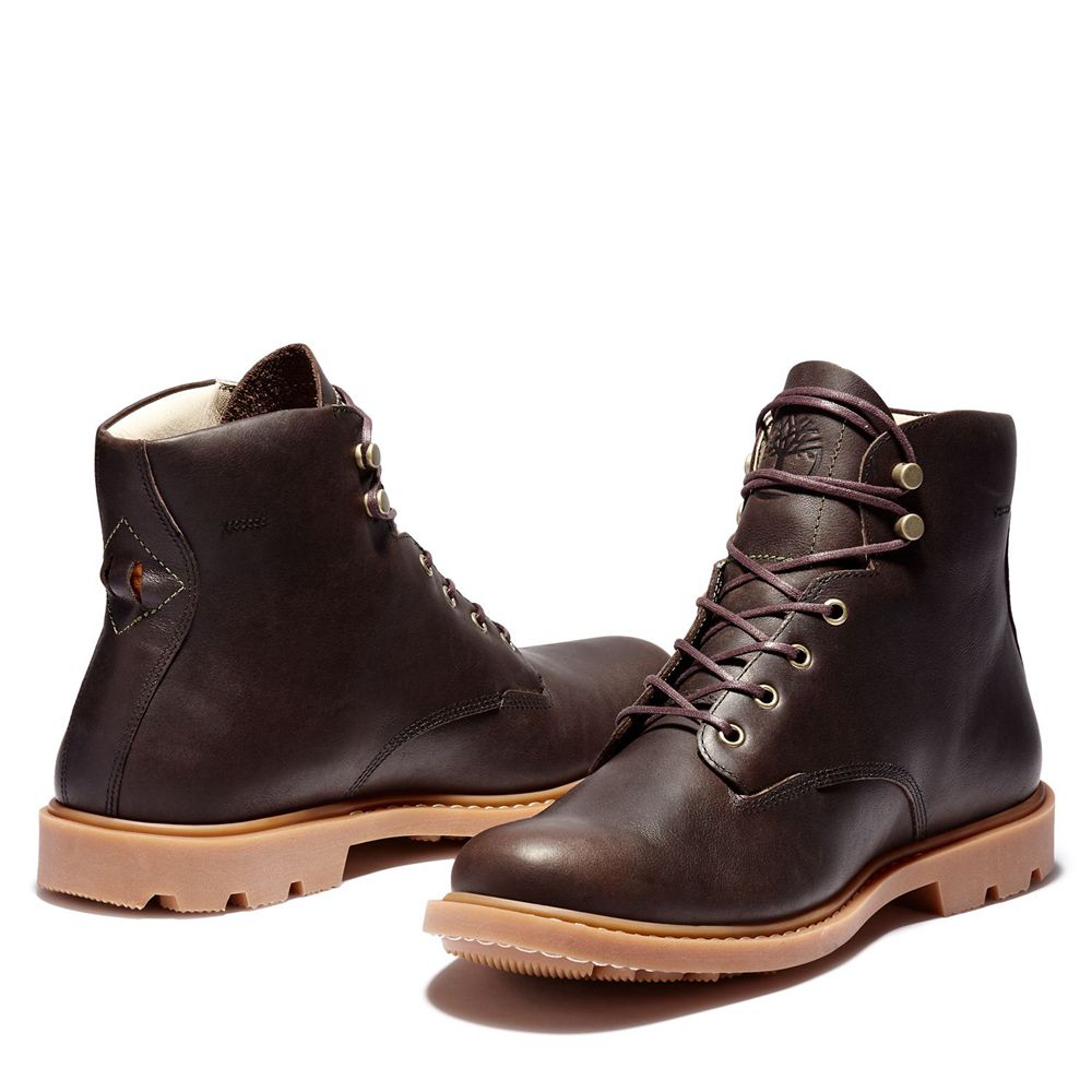 Bototos Timberland Hombre 6-Inch Belanger Ek+ Waterproof Marrones Oscuro - Chile PST-365841